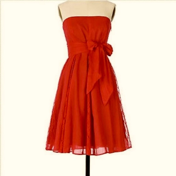 Anthropologie Intermission Red Dress - Picture 1 of 6